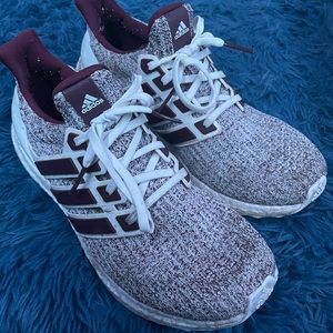 Adidas ultra boost red white used size 8.5